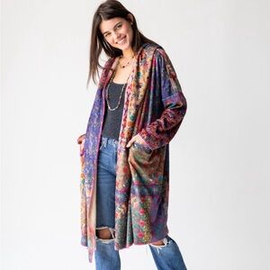 •new• NATURAL LIFE Cozy Blanket Kimono Cardi
